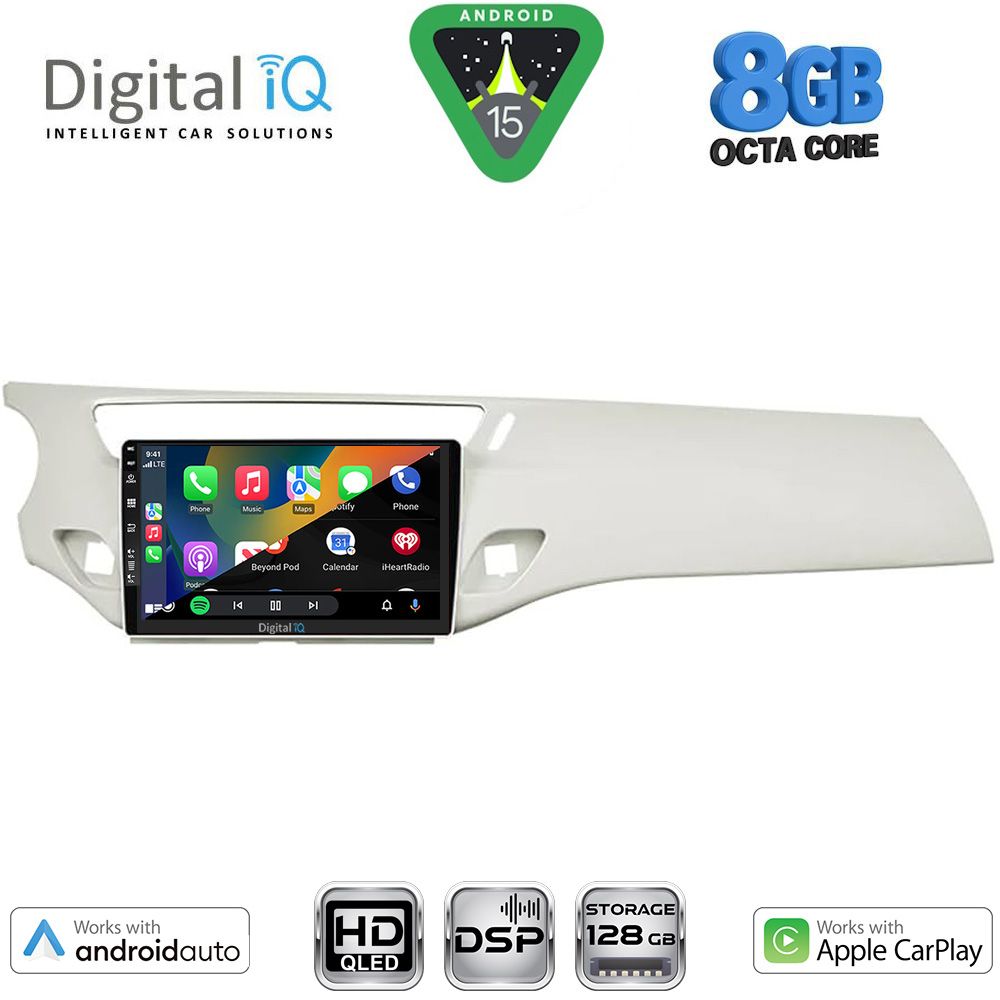 DIGITAL IQ BXF 18092WH_CPAA (9inc) MULTIMEDIA TABLET for CITROEN C3 - DS3 mod. 2009-2016 (WHITE) DIGITAL IQ BXF 18092WH_CPAA (9inc) MULTIMEDIA TABLET for CITROEN C3 - DS3 mod. 2009-2016 (WHITE)
