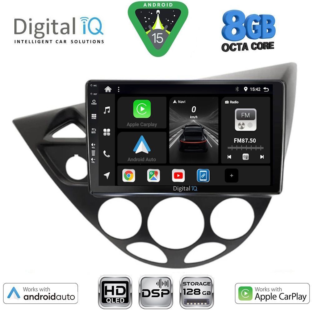 DIGITAL IQ BXF 18169_CPAA (9inc) MULTIMEDIA TABLET for FORD FOCUS mod. 1998-2004 DIGITAL IQ BXF 18169_CPAA (9inc) MULTIMEDIA TABLET for FORD FOCUS mod. 1998-2004