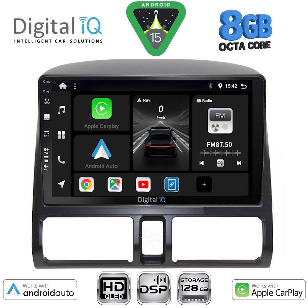 DIGITAL IQ BXF 18196_CPAA CLIMA (9inc) MULTIMEDIA TABLET for HONDA CRV mod. 1996-2006 DIGITAL IQ BXF 18196_CPAA CLIMA (9inc) MULTIMEDIA TABLET for HONDA CRV mod. 1996-2006
