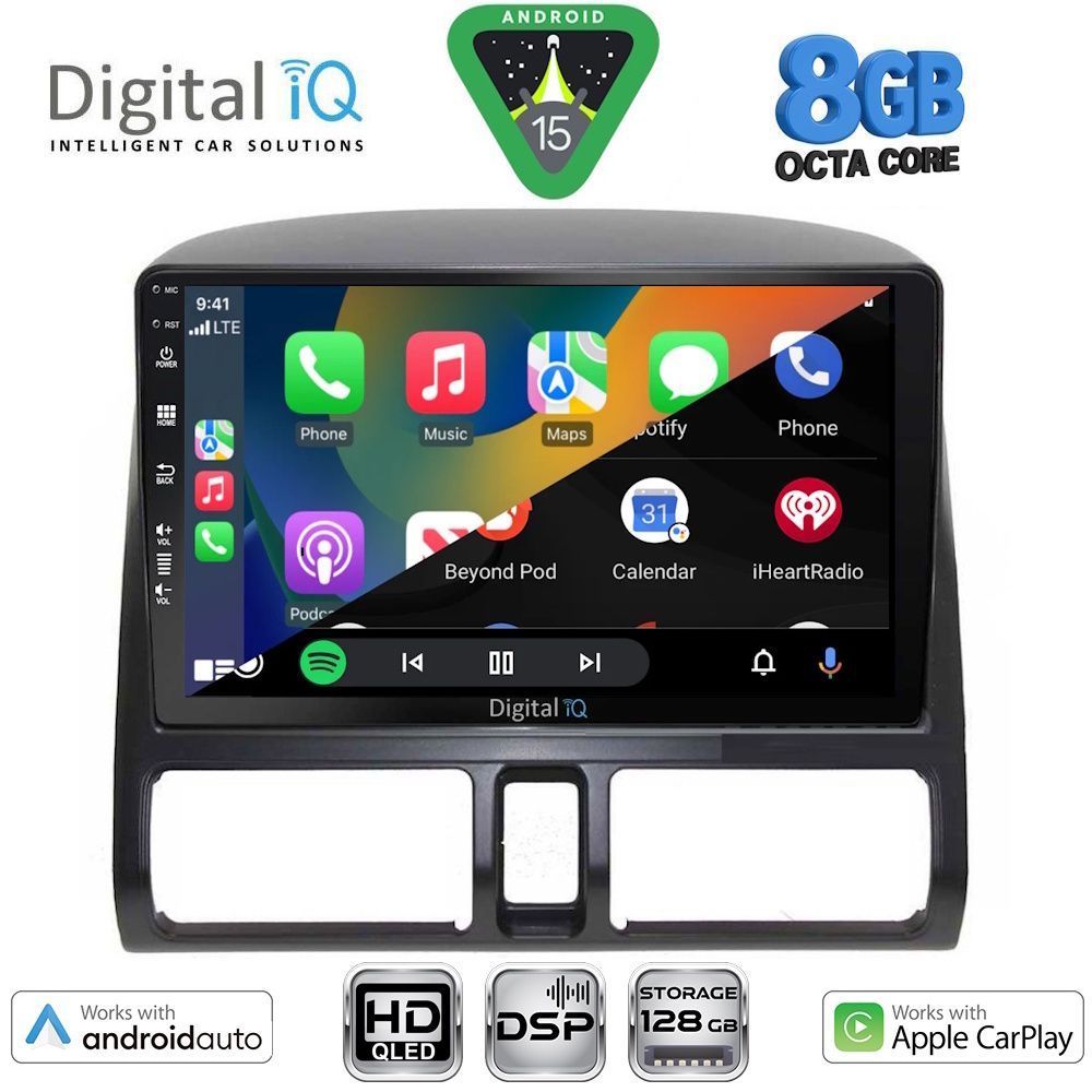 DIGITAL IQ BXF 18196_CPAA CLIMA (9inc) MULTIMEDIA TABLET for HONDA CRV mod. 1996-2006 DIGITAL IQ BXF 18196_CPAA CLIMA (9inc) MULTIMEDIA TABLET for HONDA CRV mod. 1996-2006