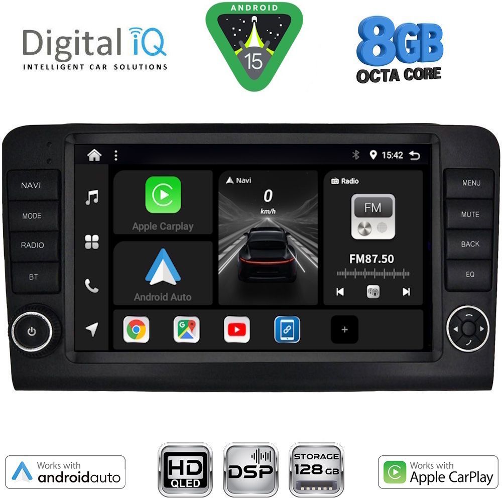 DIGITAL IQ BXF 18416_CPAA (9inc) MULTIMEDIA TABLET for MERCEDES ML (W164) – GL (X164) mod. 2005-2011 DIGITAL IQ BXF 18416_CPAA (9inc) MULTIMEDIA TABLET for MERCEDES ML (W164) – GL (X164) mod. 2005-2011