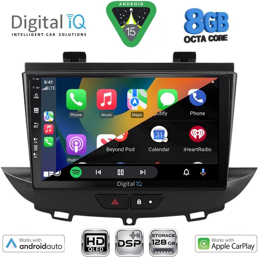DIGITAL IQ BXF 18490_CPAA (9inc) MULTIMEDIA TABLET for OPEL CROSSLAND – GRANDLAND mod. 2017-2025 DIGITAL IQ BXF 18490_CPAA (9inc) MULTIMEDIA TABLET for OPEL CROSSLAND – GRANDLAND mod. 2017-2025