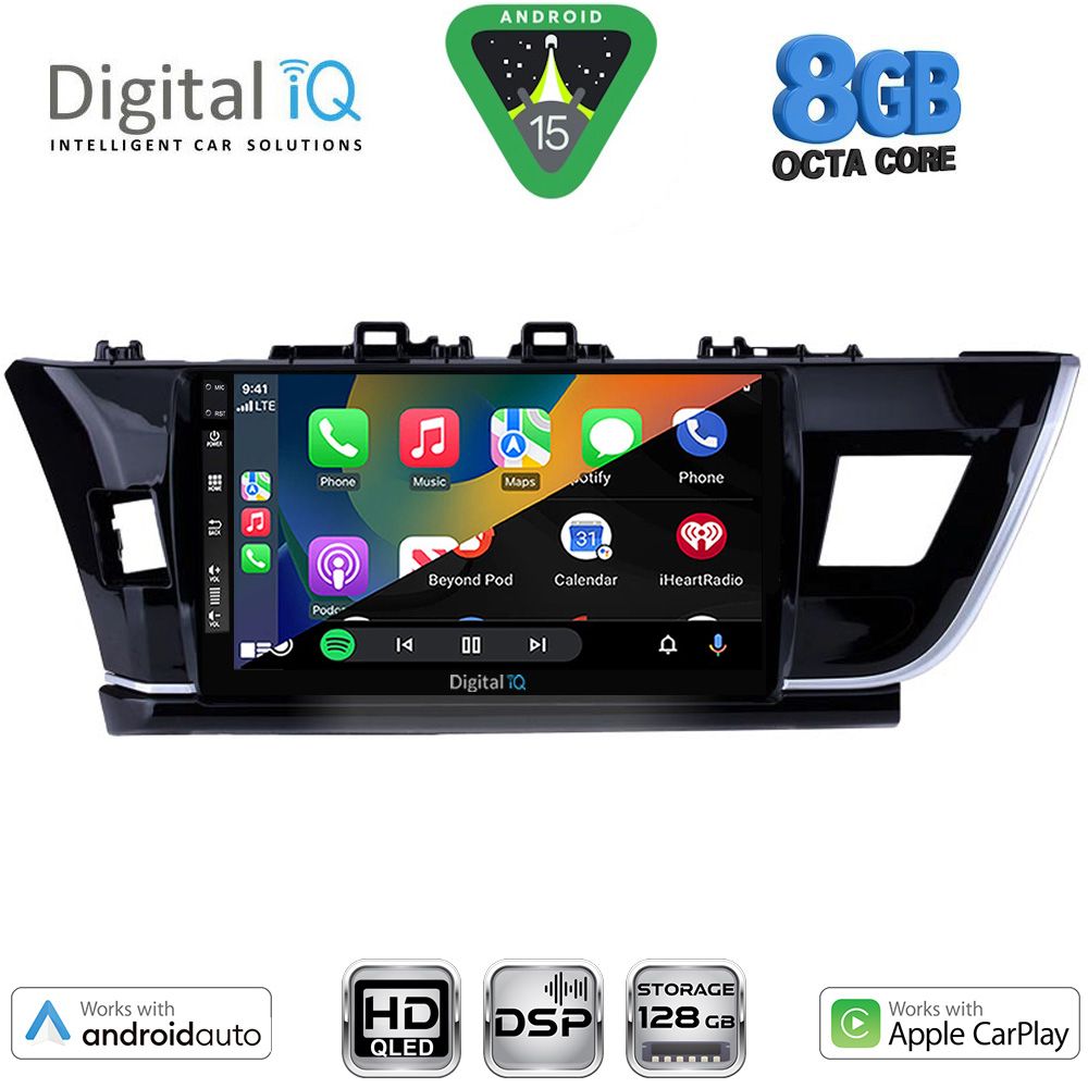 DIGITAL IQ BXF 18714BIG_CPAA (10inc) MULTIMEDIA TABLET for TOYOTA COROLLA mod. 2013-2016 DIGITAL IQ BXF 18714BIG_CPAA (10inc) MULTIMEDIA TABLET for TOYOTA COROLLA mod. 2013-2016