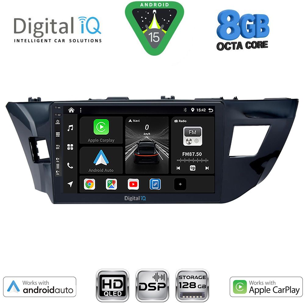 DIGITAL IQ BXF 18714MD_CPAA (10inc) MULTIMEDIA TABLET for TOYOTA COROLLA mod. 2013-2016 DIGITAL IQ BXF 18714MD_CPAA (10inc) MULTIMEDIA TABLET for TOYOTA COROLLA mod. 2013-2016
