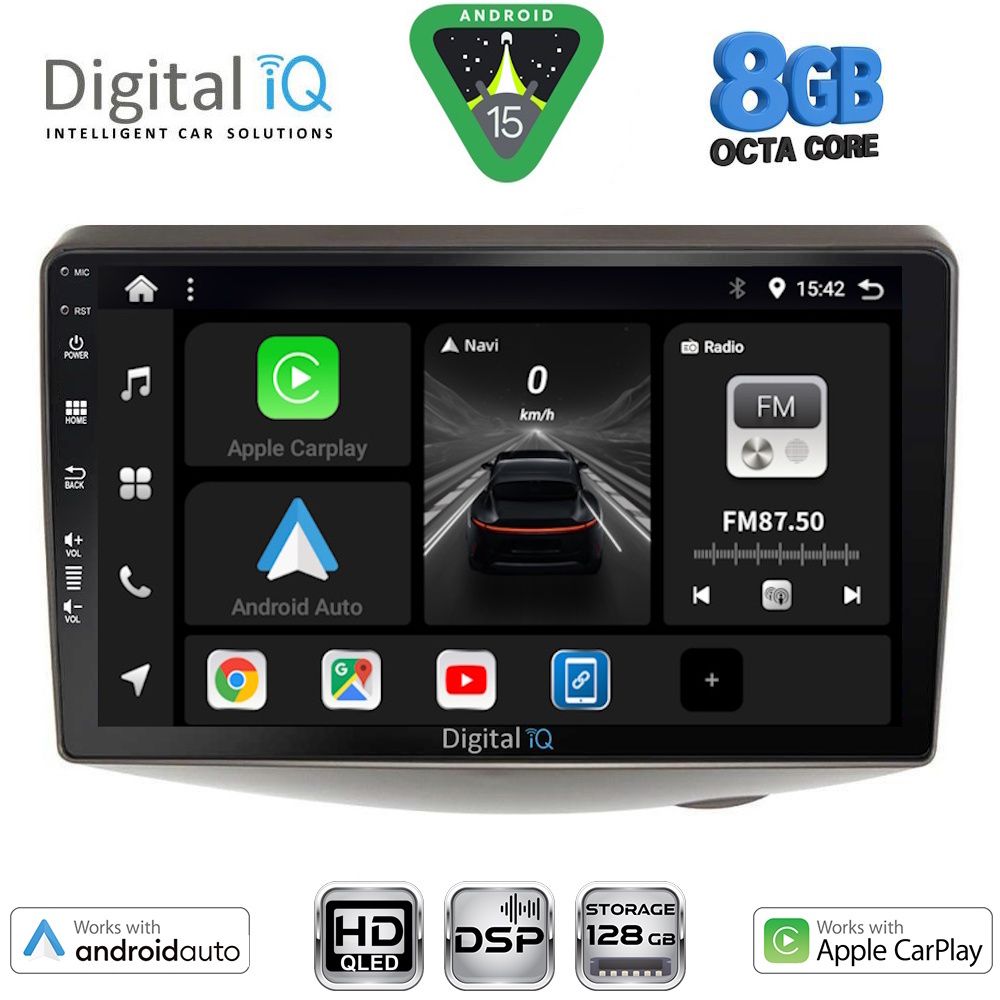 DIGITAL IQ BXF 18735_CPAA (9inc) MULTIMEDIA TABLET for TOYOTA YARIS mod. 1999-2006 DIGITAL IQ BXF 18735_CPAA (9inc) MULTIMEDIA TABLET for TOYOTA YARIS mod. 1999-2006