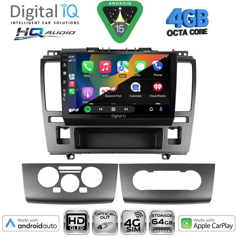 DIGITAL IQ BXK 19465A_CPAA (9inc) MULTIMEDIA TABLET for NISSAN TIDA mod. 2004-2013 DIGITAL IQ BXK 19465A_CPAA (9inc) MULTIMEDIA TABLET for NISSAN TIDA mod. 2004-2013