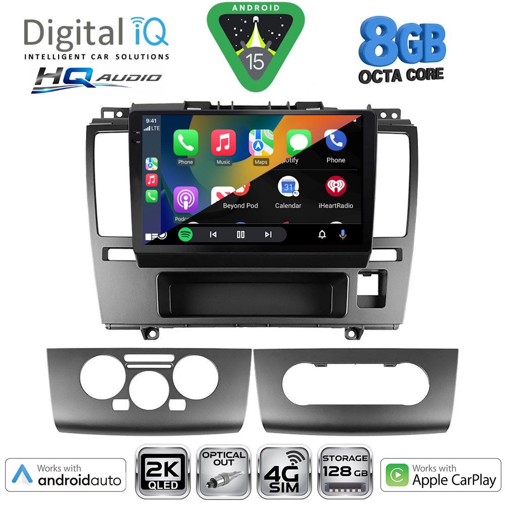 DIGITAL IQ BXK 20465A_CPAA (9inc) MULTIMEDIA TABLET for NISSAN TIDA mod. 2004-2013 DIGITAL IQ BXK 20465A_CPAA (9inc) MULTIMEDIA TABLET for NISSAN TIDA mod. 2004-2013