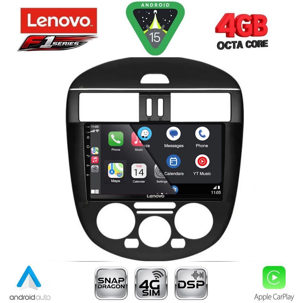 LENOVO SSQ 9465B AC_CPA (9inc) MULTIMEDIA TABLET for NISSAN TIIDA mod. 2013-2023 with A/C LENOVO SSQ 9465B AC_CPA (9inc) MULTIMEDIA TABLET for NISSAN TIIDA mod. 2013-2023 with A/C