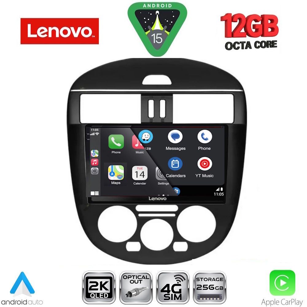 LENOVO SSZ 12465B AC_CPA (9inc) MULTIMEDIA TABLET for NISSAN TIIDA mod. 2013-2023 with A/C LENOVO SSZ 12465B AC_CPA (9inc) MULTIMEDIA TABLET for NISSAN TIIDA mod. 2013-2023 with A/C