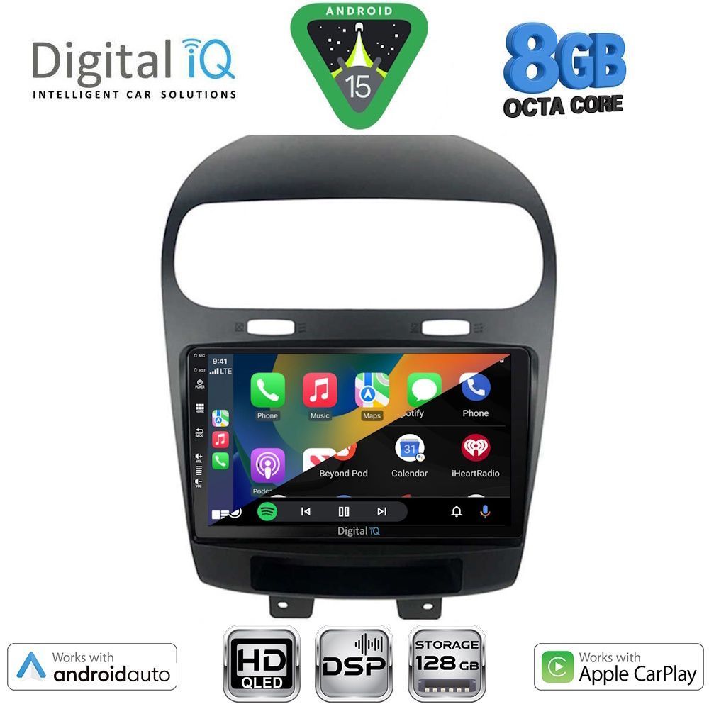 DIGITAL IQ BXF 18144_CPAA (9inc) MULTIMEDIA TABLET for FIAT FREEMONT mod. 2008-2020 DIGITAL IQ BXF 18144_CPAA (9inc) MULTIMEDIA TABLET for FIAT FREEMONT mod. 2008-2020