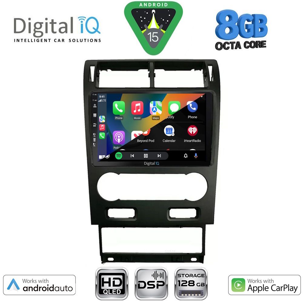 DIGITAL IQ BXF 18161A_CPAA (9inc) MULTIMEDIA TABLET for FORD MONDEO mod. 2003-2006 DIGITAL IQ BXF 18161A_CPAA (9inc) MULTIMEDIA TABLET for FORD MONDEO mod. 2003-2006
