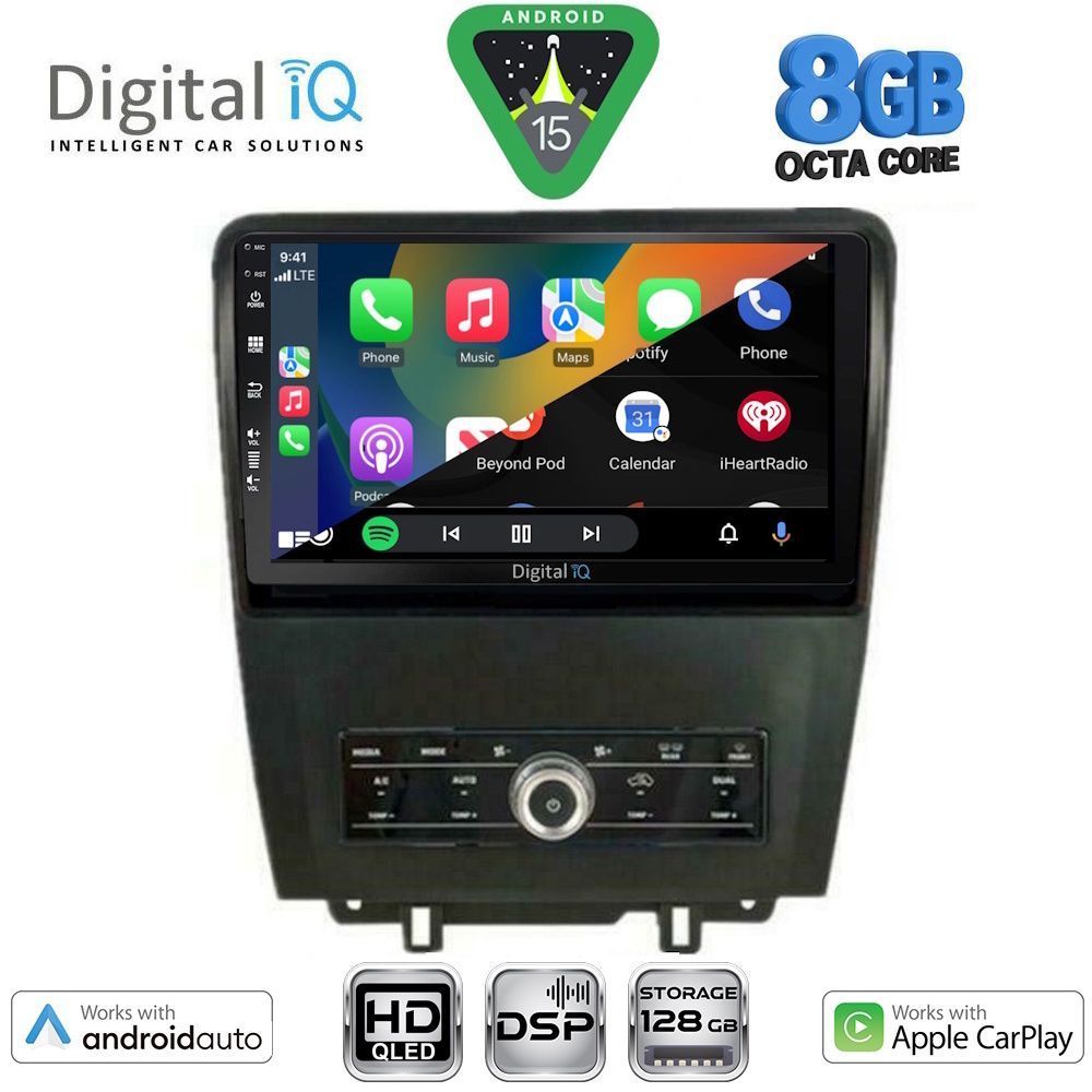 DIGITAL IQ BXF 18165_CPAA (9inc) MULTIMEDIA TABLET for FORD MUSTANG mod. 2010-2015 DIGITAL IQ BXF 18165_CPAA (9inc) MULTIMEDIA TABLET for FORD MUSTANG mod. 2010-2015