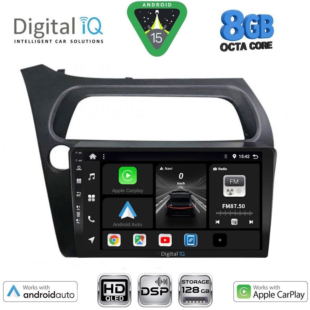 DIGITAL IQ BXF 18189_CPAA (9inc) MULTIMEDIA TABLET for HONDA CIVIC 3D-5D mod. 2006-2012 DIGITAL IQ BXF 18189_CPAA (9inc) MULTIMEDIA TABLET for HONDA CIVIC 3D-5D mod. 2006-2012