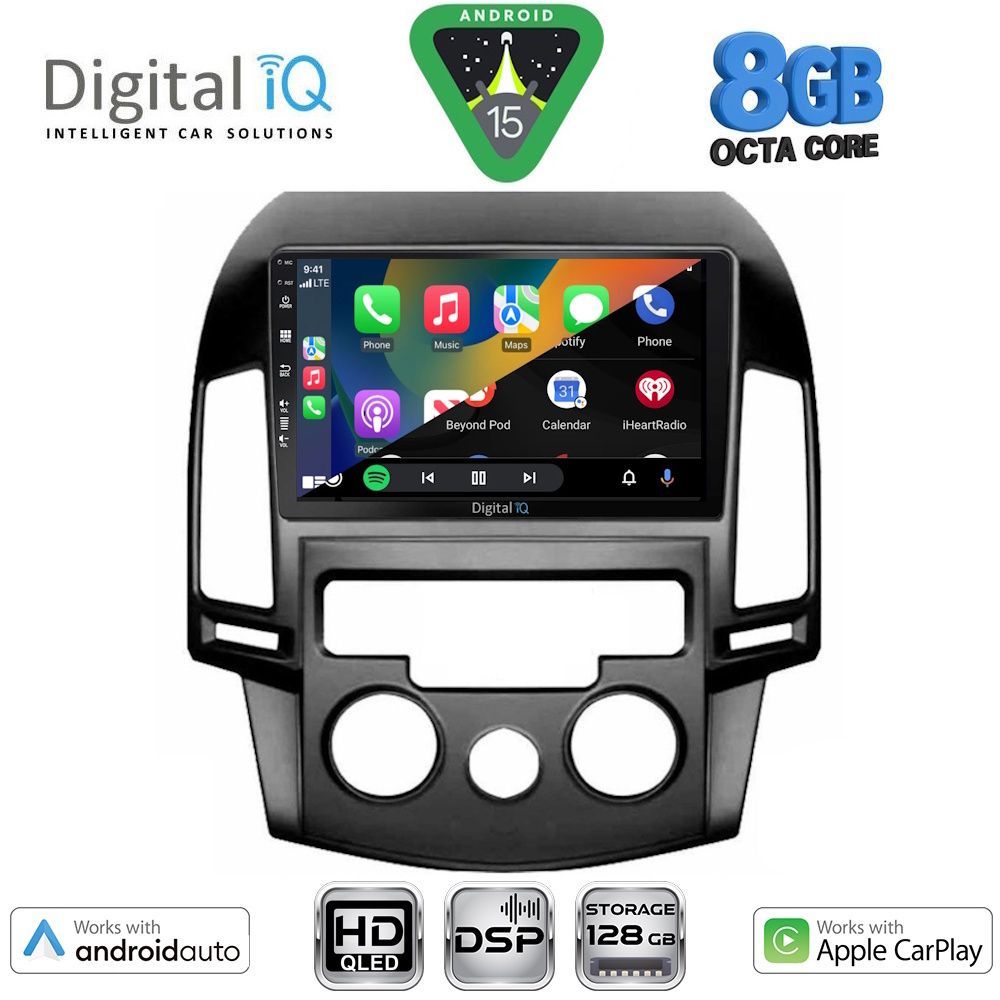 DIGITAL IQ BXF 18231_CPAA A/C (9inc) MULTIMEDIA TABLET for HYUNDAI i30 mod. 2007-2012 DIGITAL IQ BXF 18231_CPAA A/C (9inc) MULTIMEDIA TABLET for HYUNDAI i30 mod. 2007-2012