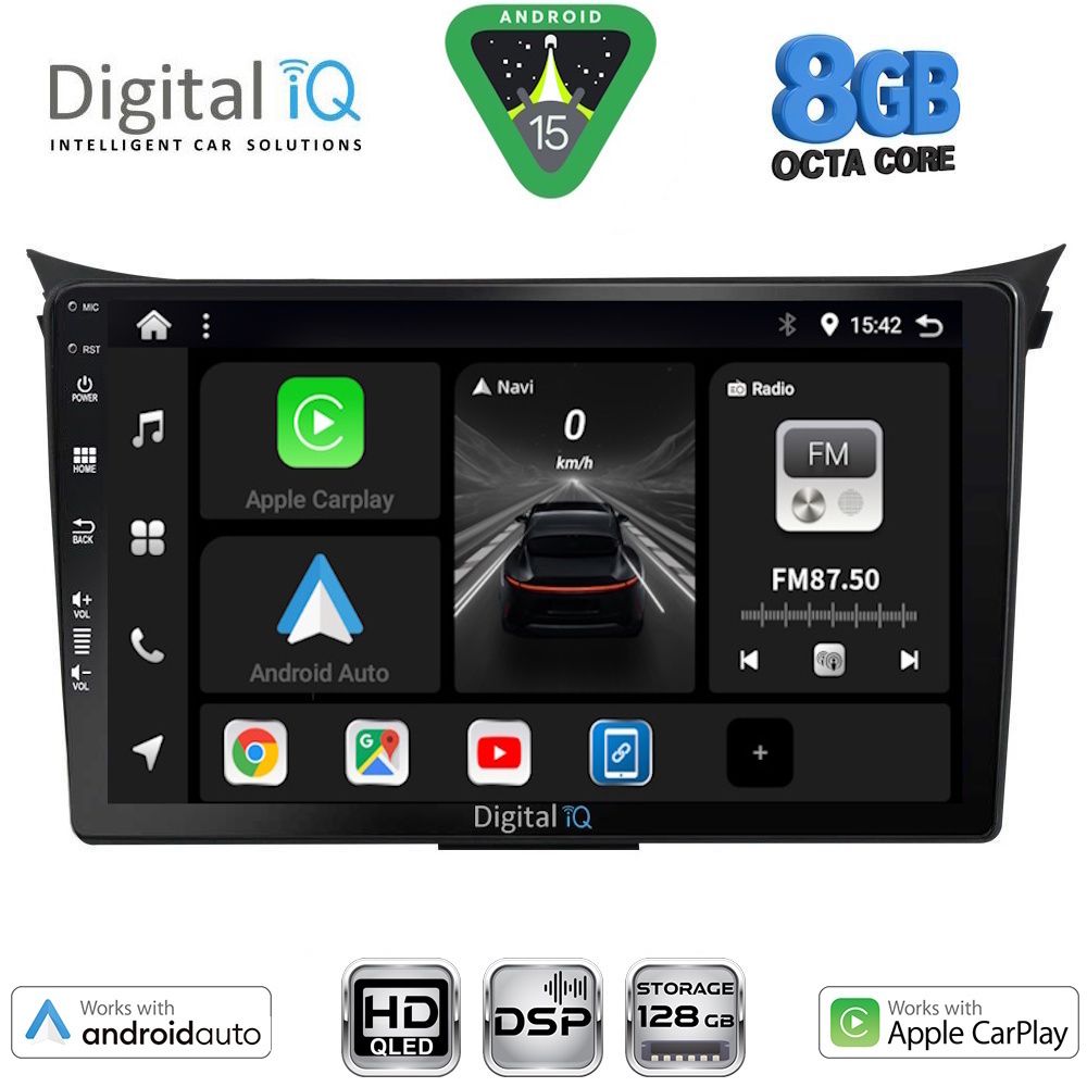 DIGITAL IQ BXF 18232_CPAA (9inc) MULTIMEDIA TABLET for HYUNDAI i30 mod. 2012-2017 DIGITAL IQ BXF 18232_CPAA (9inc) MULTIMEDIA TABLET for HYUNDAI i30 mod. 2012-2017