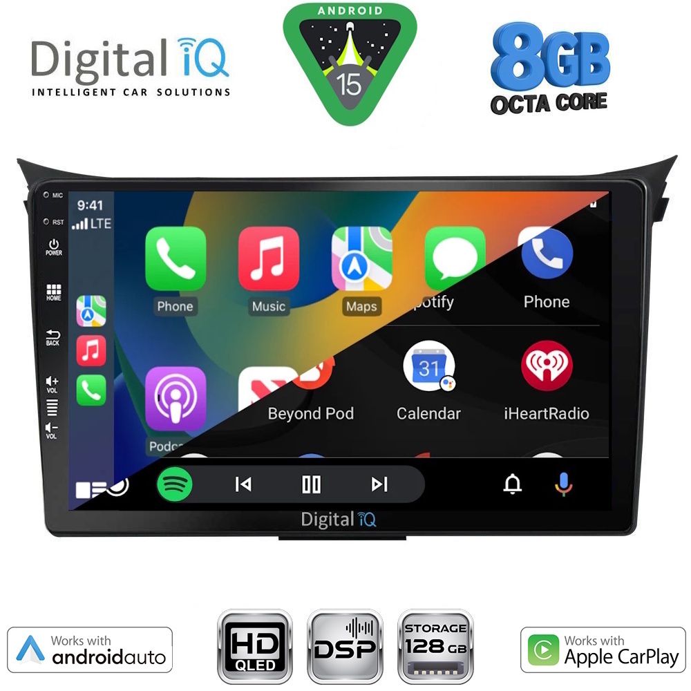 DIGITAL IQ BXF 18232_CPAA (9inc) MULTIMEDIA TABLET for HYUNDAI i30 mod. 2012-2017 DIGITAL IQ BXF 18232_CPAA (9inc) MULTIMEDIA TABLET for HYUNDAI i30 mod. 2012-2017