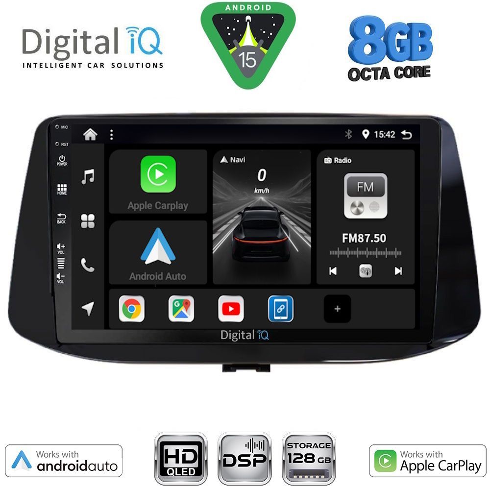 DIGITAL IQ BXF 18233_CPAA (9inc) MULTIMEDIA TABLET for HYUNDAI i30 mod. 2018-2025 DIGITAL IQ BXF 18233_CPAA (9inc) MULTIMEDIA TABLET for HYUNDAI i30 mod. 2018-2025