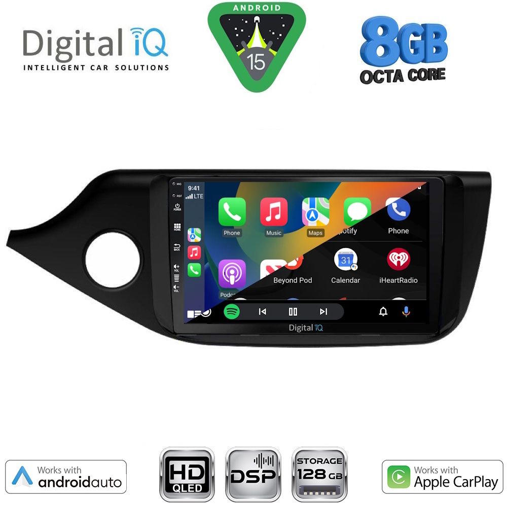 DIGITAL IQ BXF 18302_CPAA (9inc) MULTIMEDIA TABLET for KIA CEED mod. 2012-2018 DIGITAL IQ BXF 18302_CPAA (9inc) MULTIMEDIA TABLET for KIA CEED mod. 2012-2018