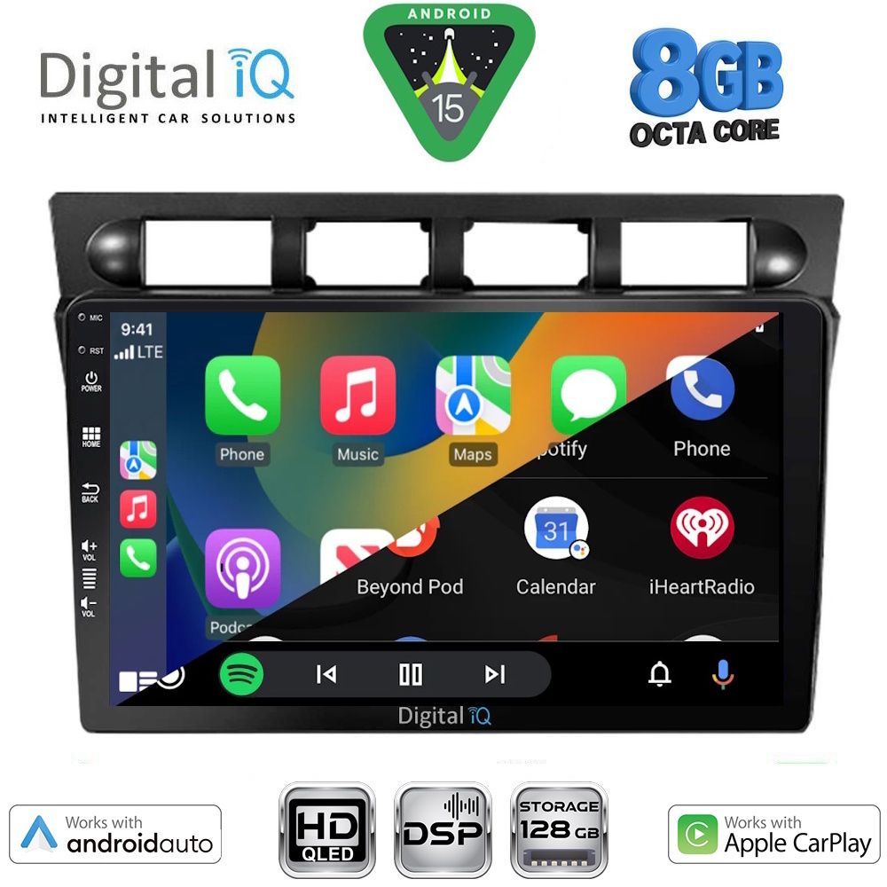 DIGITAL IQ BXF 18306_CPAA (9inc) MULTIMEDIA TABLET for KIA PICANTO mod. 2004-2008 DIGITAL IQ BXF 18306_CPAA (9inc) MULTIMEDIA TABLET for KIA PICANTO mod. 2004-2008