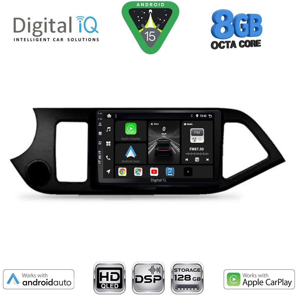 DIGITAL IQ BXF 18308_CPAA (9inc) MULTIMEDIA TABLET for KIA PICANTO mod. 2011-2017 DIGITAL IQ BXF 18308_CPAA (9inc) MULTIMEDIA TABLET for KIA PICANTO mod. 2011-2017
