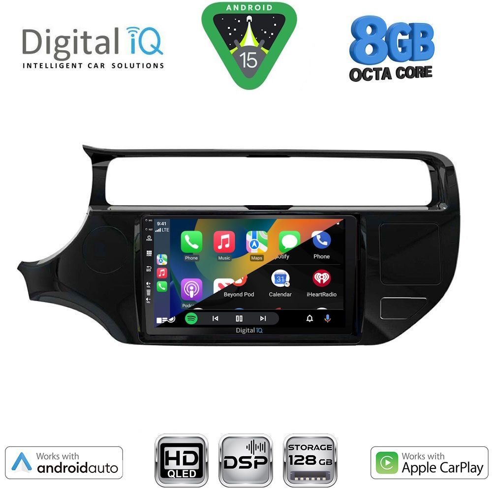 DIGITAL IQ BXF 18315_CPAA (9inc) MULTIMEDIA TABLET for KIA RIO mod. 2015-2018 DIGITAL IQ BXF 18315_CPAA (9inc) MULTIMEDIA TABLET for KIA RIO mod. 2015-2018