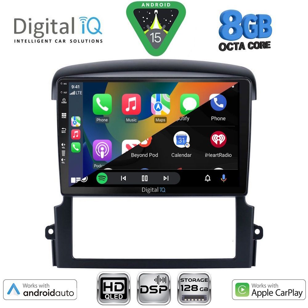 DIGITAL IQ BXF 18317_CPAA (9inc) MULTIMEDIA TABLET for KIA SORENTO mod. 2006-2009 DIGITAL IQ BXF 18317_CPAA (9inc) MULTIMEDIA TABLET for KIA SORENTO mod. 2006-2009