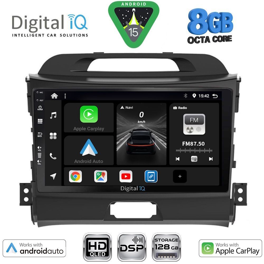 DIGITAL IQ BXF 18325_CPAA (9inc) MULTIMEDIA TABLET for KIA SPORTAGE mod. 2010-2015 DIGITAL IQ BXF 18325_CPAA (9inc) MULTIMEDIA TABLET for KIA SPORTAGE mod. 2010-2015