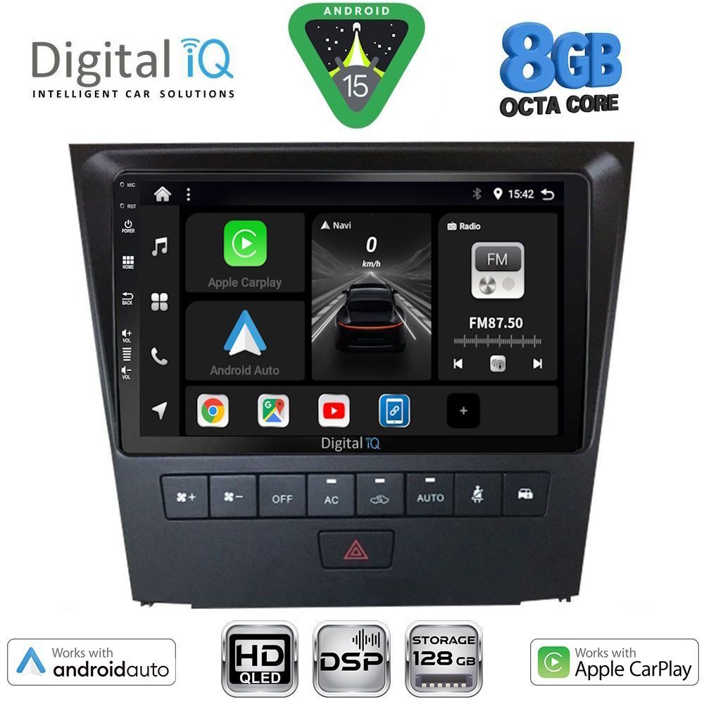 DIGITAL IQ BXF 18341_CPAA (9inc) MULTIMEDIA TABLET for LEXUS GS mod. 2004-2011 DIGITAL IQ BXF 18341_CPAA (9inc) MULTIMEDIA TABLET for LEXUS GS mod. 2004-2011