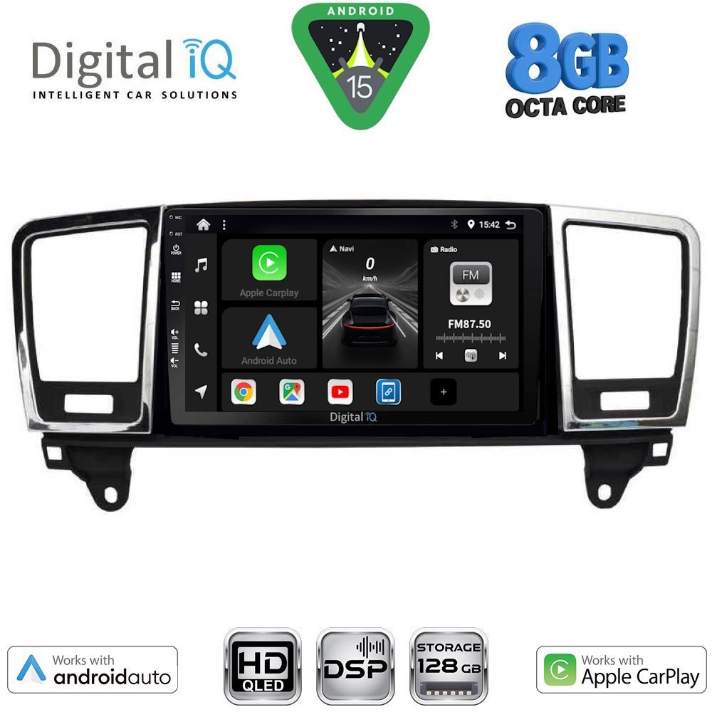 DIGITAL IQ BXF 18415_CPAA (9inc) MULTIMEDIA TABLET for MERCEDES ML (W166) – GL (X166) mod. 2011-2019 DIGITAL IQ BXF 18415_CPAA (9inc) MULTIMEDIA TABLET for MERCEDES ML (W166) – GL (X166) mod. 2011-2019