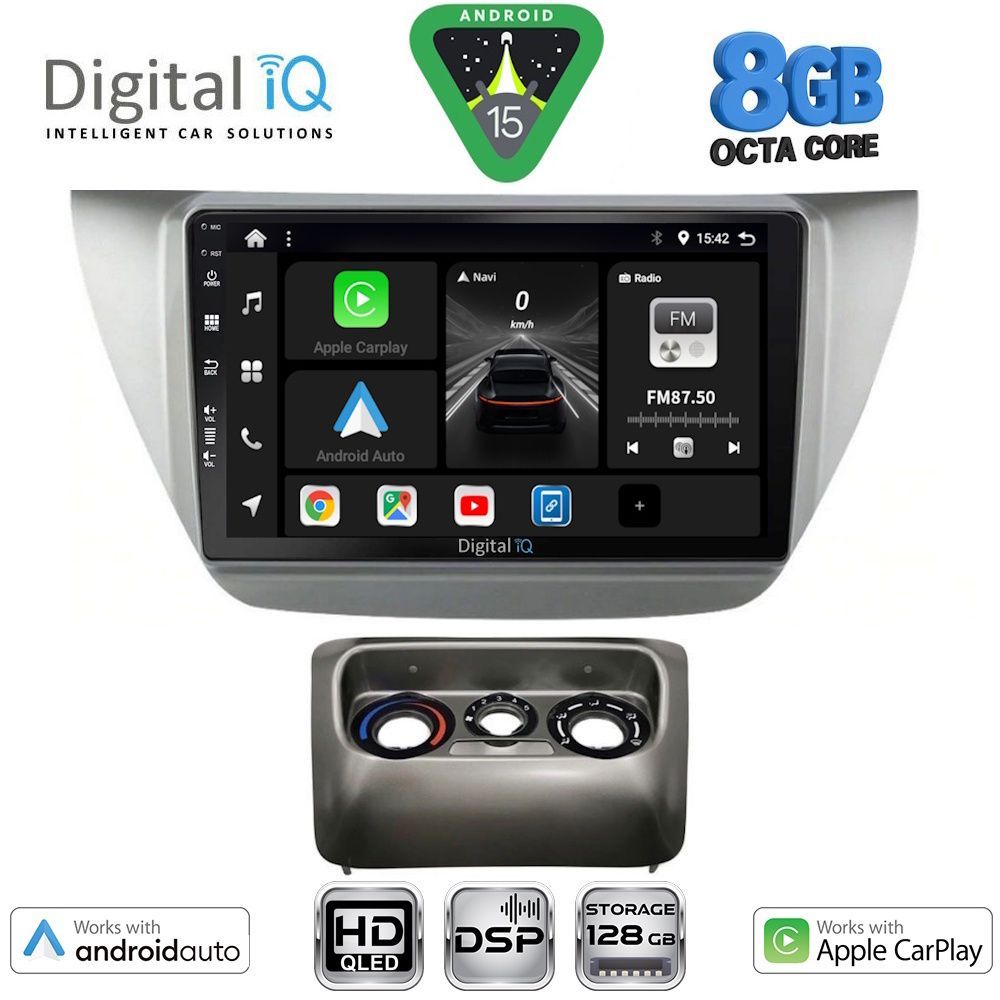 DIGITAL IQ BXF 18433_CPAA (9inc) MULTIMEDIA TABLET for MITSUBISHI LANCER mod. 2000-2007 DIGITAL IQ BXF 18433_CPAA (9inc) MULTIMEDIA TABLET for MITSUBISHI LANCER mod. 2000-2007