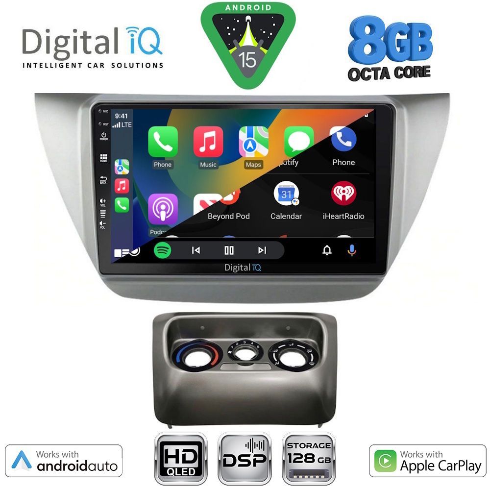 DIGITAL IQ BXF 18433_CPAA (9inc) MULTIMEDIA TABLET for MITSUBISHI LANCER mod. 2000-2007 DIGITAL IQ BXF 18433_CPAA (9inc) MULTIMEDIA TABLET for MITSUBISHI LANCER mod. 2000-2007