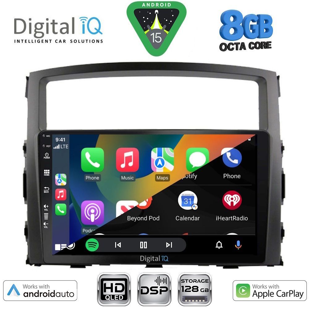 DIGITAL IQ BXF 18446_CPAA (9inc) MULTIMEDIA TABLET for MITSUBISHI PAJERO mod. 2006-2013 DIGITAL IQ BXF 18446_CPAA (9inc) MULTIMEDIA TABLET for MITSUBISHI PAJERO mod. 2006-2013