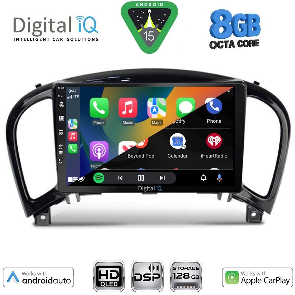 DIGITAL IQ BXF 18452_CPAA (9inc) MULTIMEDIA TABLET for NISSAN JUKE mod. 2009-2020 DIGITAL IQ BXF 18452_CPAA (9inc) MULTIMEDIA TABLET for NISSAN JUKE mod. 2009-2020