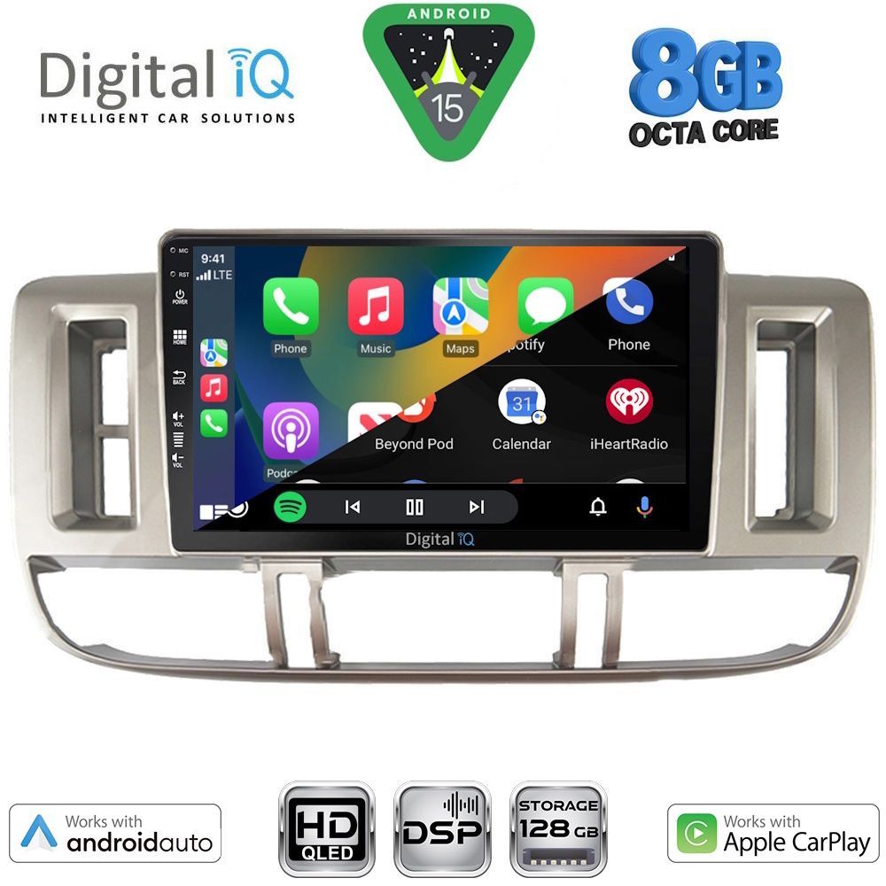 DIGITAL IQ BXF 18474_CPAA (9inc) MULTIMEDIA TABLET for NISSAN XTRAIL mod. 2000-2004 DIGITAL IQ BXF 18474_CPAA (9inc) MULTIMEDIA TABLET for NISSAN XTRAIL mod. 2000-2004