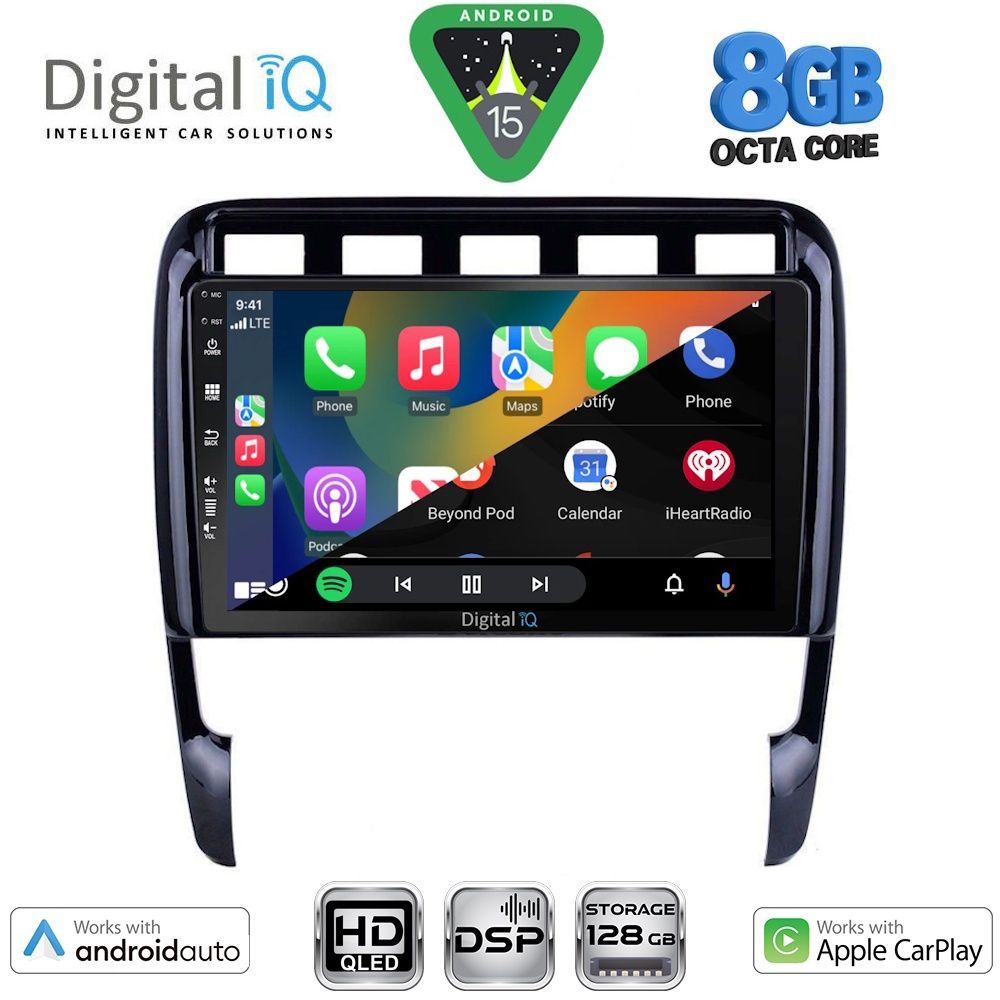 DIGITAL IQ BXF 18535_CPAA (9inc) MULTIMEDIA TABLET for PORSCHE CAYENNE mod. 2002-2011 DIGITAL IQ BXF 18535_CPAA (9inc) MULTIMEDIA TABLET for PORSCHE CAYENNE mod. 2002-2011