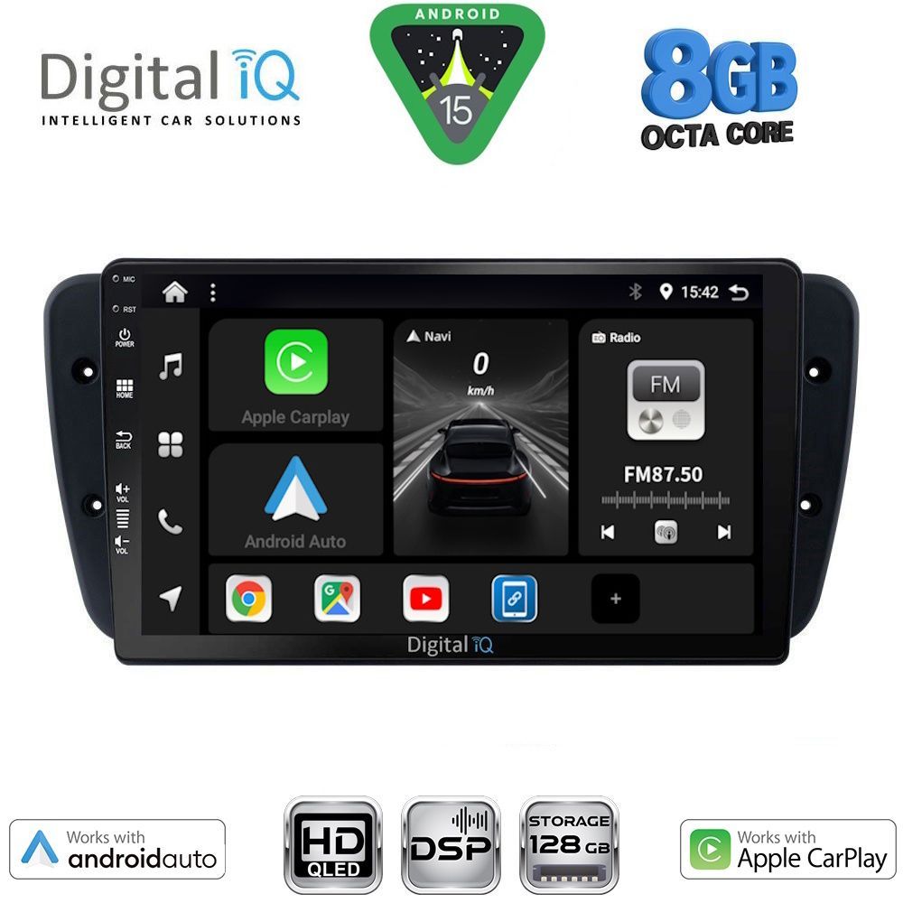 DIGITAL IQ BXF 18571_CPAA (9inc) MULTIMEDIA TABLET for SEAT IBIZA mod. 2008-2015 DIGITAL IQ BXF 18571_CPAA (9inc) MULTIMEDIA TABLET for SEAT IBIZA mod. 2008-2015