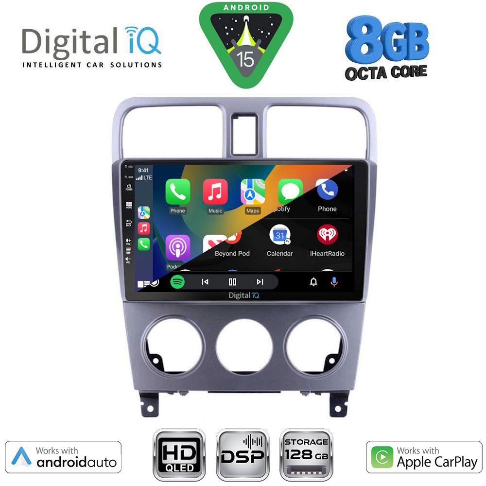 DIGITAL IQ BXF 18661_CPAA (9inc) MULTIMEDIA TABLET for SUBARU FORESTER mod. 2002-2008 DIGITAL IQ BXF 18661_CPAA (9inc) MULTIMEDIA TABLET for SUBARU FORESTER mod. 2002-2008