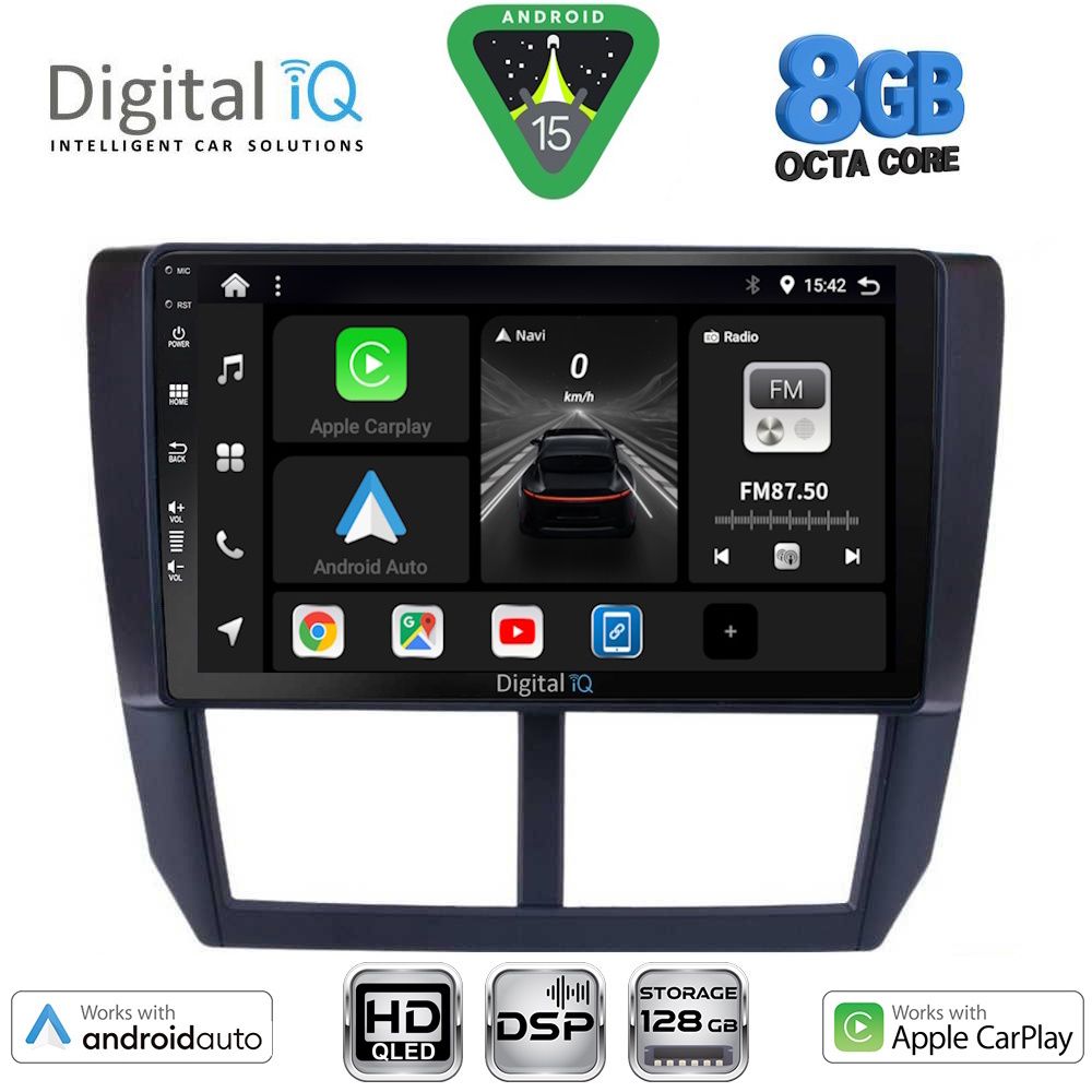 DIGITAL IQ BXF 18662_CPAA (9inc) MULTIMEDIA TABLET for SUBARU FORESTER - IMPREZA - XV mod. 2008-2013 DIGITAL IQ BXF 18662_CPAA (9inc) MULTIMEDIA TABLET for SUBARU FORESTER - IMPREZA - XV mod. 2008-2013