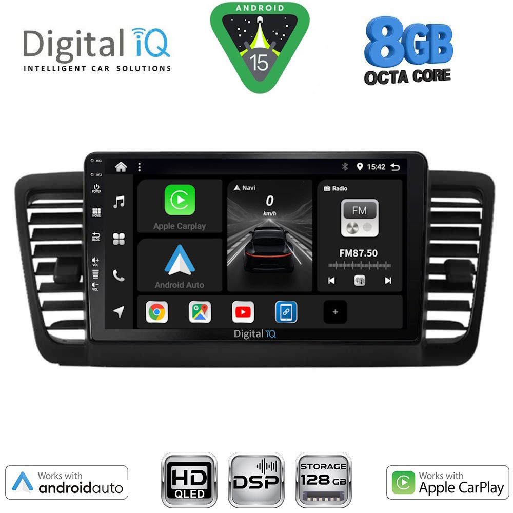 DIGITAL IQ BXF 18665_CPAA (9inc) MULTIMEDIA TABLET for SUBARU LEGACY - OUTBACK mod. 2002-2008 DIGITAL IQ BXF 18665_CPAA (9inc) MULTIMEDIA TABLET for SUBARU LEGACY - OUTBACK mod. 2002-2008