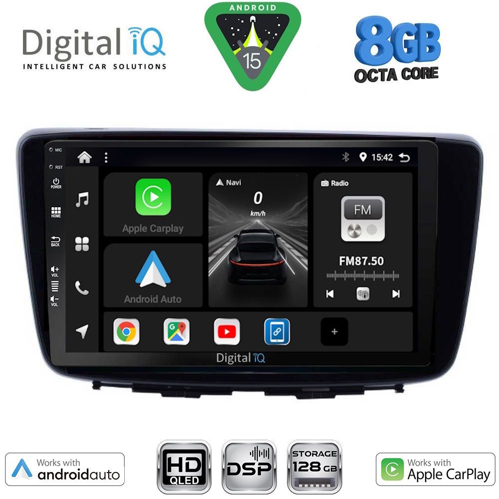 DIGITAL IQ BXF 18672_CPAA (9inc) MULTIMEDIA TABLET for SUZUKI BALENO mod. 2016-2022 DIGITAL IQ BXF 18672_CPAA (9inc) MULTIMEDIA TABLET for SUZUKI BALENO mod. 2016-2022