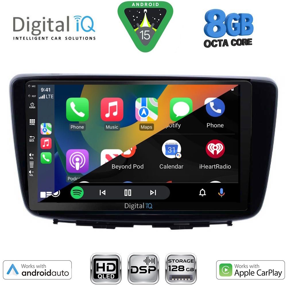 DIGITAL IQ BXF 18672_CPAA (9inc) MULTIMEDIA TABLET for SUZUKI BALENO mod. 2016-2022 DIGITAL IQ BXF 18672_CPAA (9inc) MULTIMEDIA TABLET for SUZUKI BALENO mod. 2016-2022
