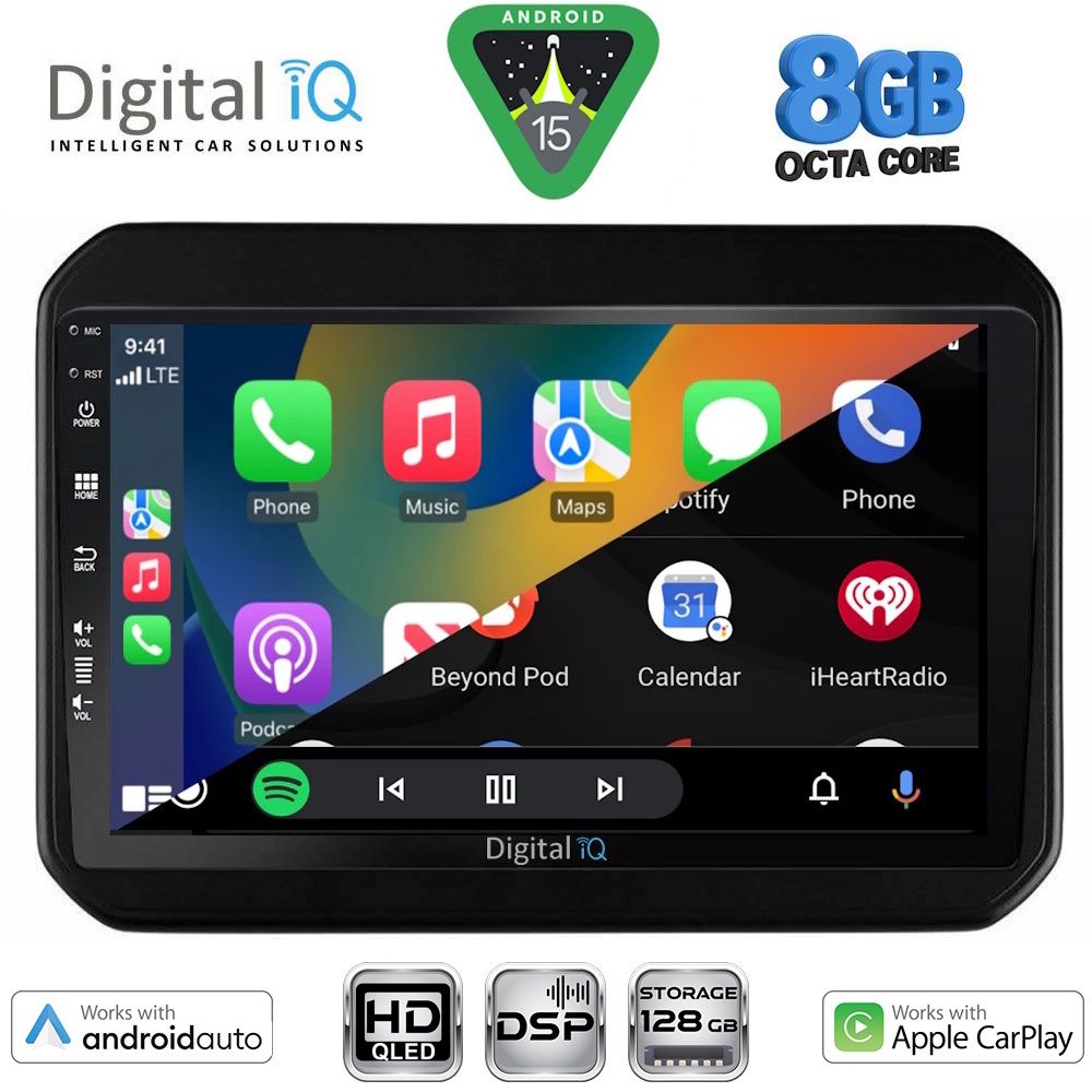 DIGITAL IQ BXF 18676_CPAA (9inc) MULTIMEDIA TABLET for SUZUKI IGNIS mod. 2016-2026 DIGITAL IQ BXF 18676_CPAA (9inc) MULTIMEDIA TABLET for SUZUKI IGNIS mod. 2016-2026