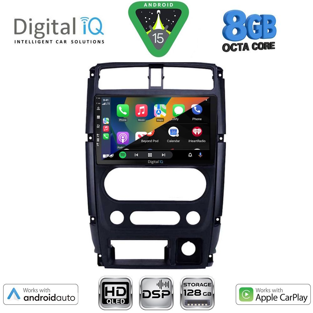 DIGITAL IQ BXF 18678_CPAA (9inc) MULTIMEDIA TABLET for SUZUKI JIMNY mod. 2007-2017 DIGITAL IQ BXF 18678_CPAA (9inc) MULTIMEDIA TABLET for SUZUKI JIMNY mod. 2007-2017