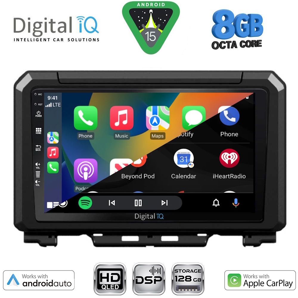 DIGITAL IQ BXF 18679_CPAA (9inc) MULTIMEDIA TABLET for SUZUKI JIMNY mod. 2017-2026 DIGITAL IQ BXF 18679_CPAA (9inc) MULTIMEDIA TABLET for SUZUKI JIMNY mod. 2017-2026