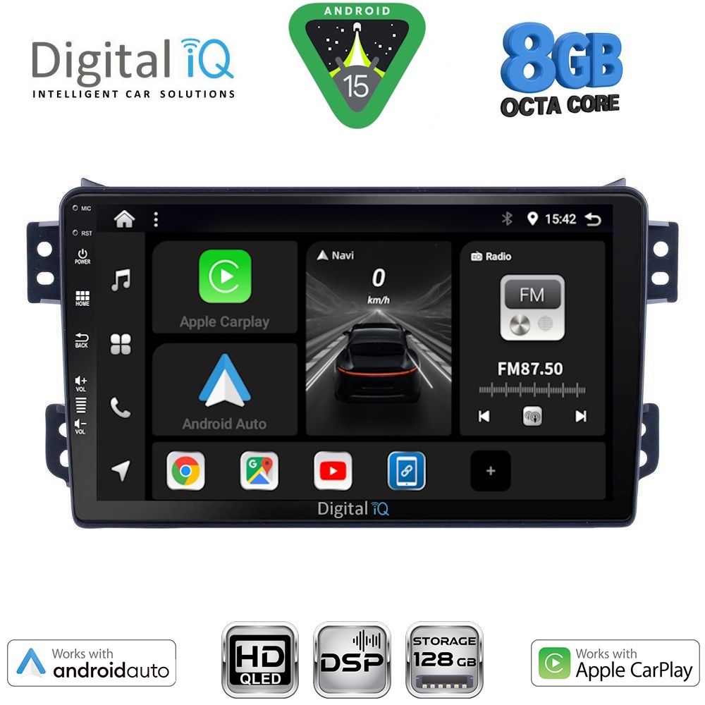 DIGITAL IQ BXF 18682_CPAA (9inc) MULTIMEDIA TABLET for OPEL AGILA - SUZUKI SPLASH mod. 2008-2018 DIGITAL IQ BXF 18682_CPAA (9inc) MULTIMEDIA TABLET for OPEL AGILA - SUZUKI SPLASH mod. 2008-2018