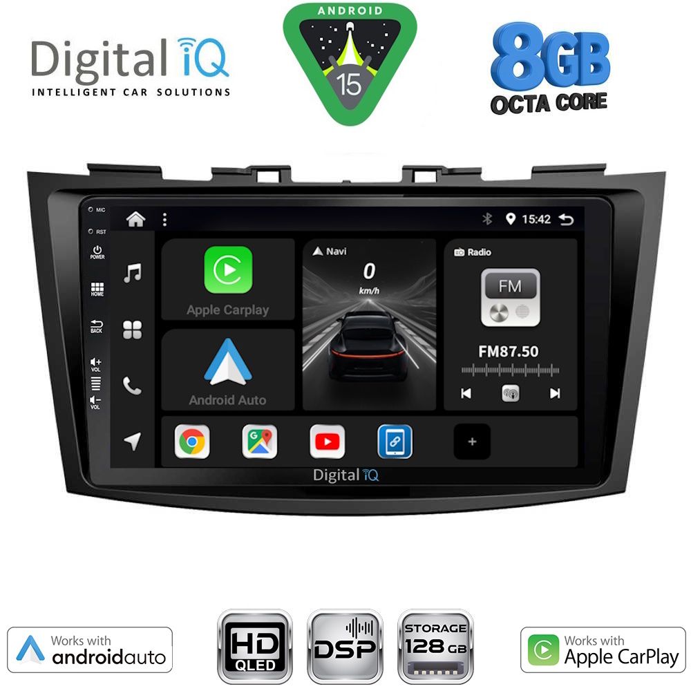 DIGITAL IQ BXF 18685_CPAA (9inc) MULTIMEDIA TABLET for SUZUKI SWIFT mod. 2011-2016 DIGITAL IQ BXF 18685_CPAA (9inc) MULTIMEDIA TABLET for SUZUKI SWIFT mod. 2011-2016