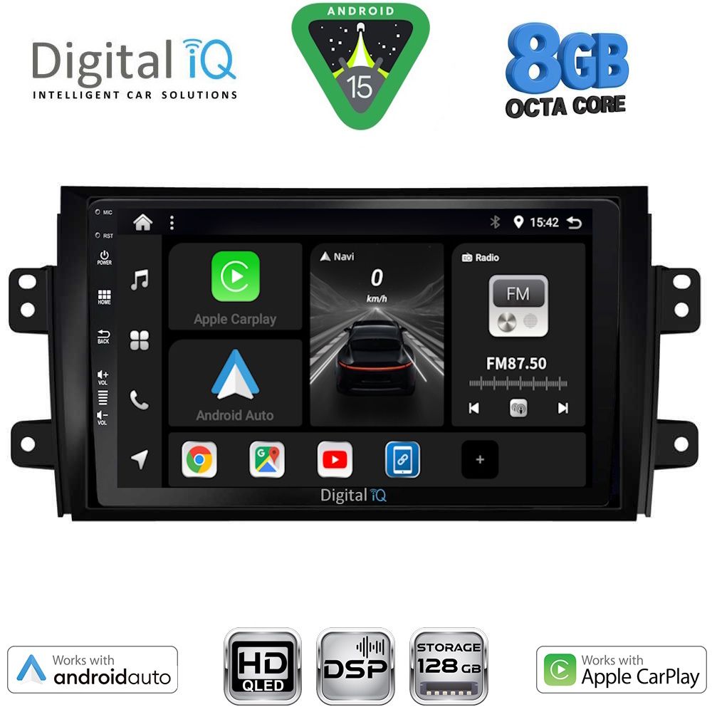 DIGITAL IQ BXF 18688_CPAA (9inc) MULTIMEDIA TABLET for FIAT SEDICI – SUZUKI SX4 mod. 2005-2013 DIGITAL IQ BXF 18688_CPAA (9inc) MULTIMEDIA TABLET for FIAT SEDICI – SUZUKI SX4 mod. 2005-2013