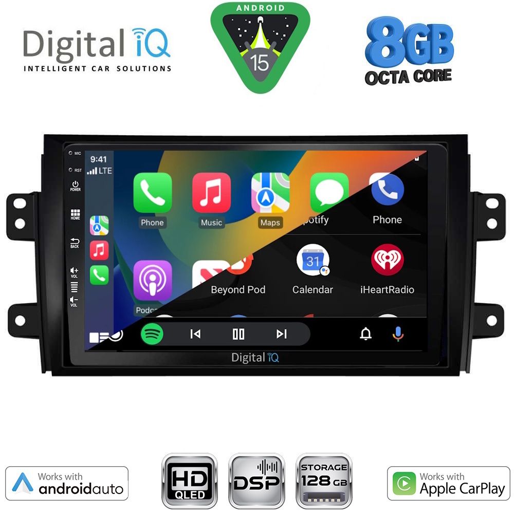 DIGITAL IQ BXF 18688_CPAA (9inc) MULTIMEDIA TABLET for FIAT SEDICI – SUZUKI SX4 mod. 2005-2013 DIGITAL IQ BXF 18688_CPAA (9inc) MULTIMEDIA TABLET for FIAT SEDICI – SUZUKI SX4 mod. 2005-2013