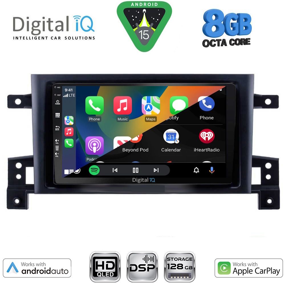 DIGITAL IQ BXF 18696_CPAA (9inc) MULTIMEDIA TABLET for SUZUKI GRAND VITARA mod. 2005-2015 DIGITAL IQ BXF 18696_CPAA (9inc) MULTIMEDIA TABLET for SUZUKI GRAND VITARA mod. 2005-2015