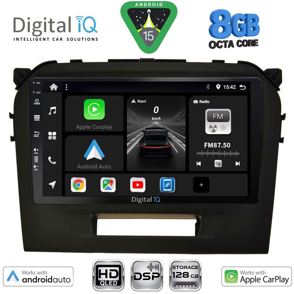 DIGITAL IQ BXF 18697BL_CPAA (9inc) MULTIMEDIA TABLET for SUZUKI VITARA mod. 2016-2025 (BLACK) DIGITAL IQ BXF 18697BL_CPAA (9inc) MULTIMEDIA TABLET for SUZUKI VITARA mod. 2016-2025 (BLACK)